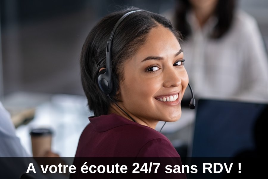 Consulter par téléphone 24/7